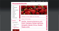 Desktop Screenshot of ovocnarstvibuzrla.cz