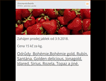 Tablet Screenshot of ovocnarstvibuzrla.cz